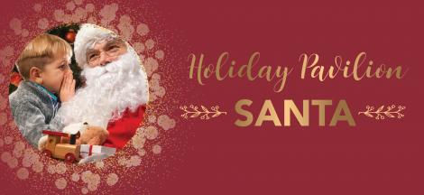 Santa in the Holiday Pavilion