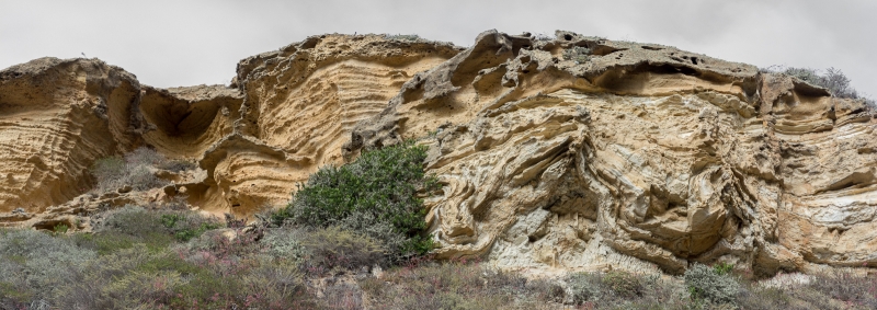 Santa Rosa Island rock formation stratigraphy