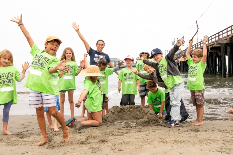 Sea Center staff with Nature Advetures campers