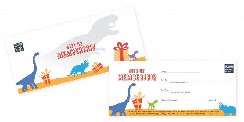 Gift of Membership Museum Certificatre