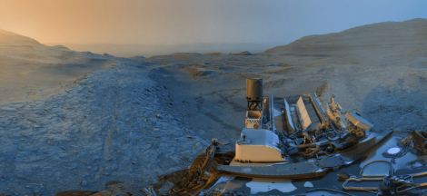 Snapshots from Curiosity, Our Martian Mountaineer